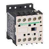 TeSys K contactor, 4P (4NO),AC-1, 440V, 20A, 24V DC coil,screw clamp terminals