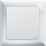 Wireless humidity temperature sensor in E-Design55, pure white glossy