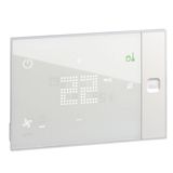 Thermosat with touch screen for hotel Ux One recessed 230V with Do not disturb and Make room services - white