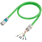 Signal cable pre-assembled 840C/CSB I/O device 4x (2x0.18) C MOTION-CONNECT...6FX8002-4AA21-1EA0