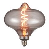 Deco E27 | G186 Lantern | Dim | 1700 Kelvin | 100 Lumen | Light Bulb | Smoked