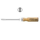 Wooden slotted screwdriver 162 8  14,0x250