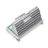 830-800/000-308 Potential distribution module; 2 potentials; with 2 input clamping points each