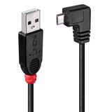 0.5m USB 2.0 Type A to Micro-B Cable, 90 Degree Right Angle For use with cameras, mobile phones and PDAs!