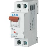 Miniature circuit breaker (MCB), 4 A, 1p+N, characteristic: B