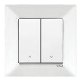 Meridian White (Quick Connection) Blind Control Switch