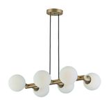 6/Lights Pendant Bar Globe