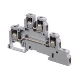 D4/6,LL, SPECIFIC TERMINAL BLOCK, GREY, 6MM SPACING, 20A, 380V