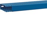 Slotted panel trunking made of PVC BA6 80x25mm blue
