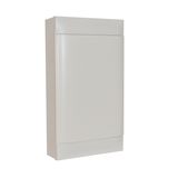 LEGRAND 3X12M SURFACE CABINET WHITE DOOR EARTH AND NEUTRAL TERMINAL BLOCK
