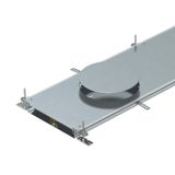 OKA-W6006050DR9 Flushfloor trunking unit for service unit GESR9 2400x600x60