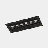 Downlight Bento Adjustable 6 LEDS 12.2W LED warm-white 3000K CRI 90 48º Black IP23 802lm