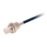 Proximity sensor, inductive, nickel-brass, short body, M18, unshielded