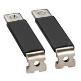 long insulated right angle terminal extensions for plug-in base, ComPact NSX 100/160/250, set of 2 parts