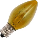 E12 Candle C22x54 240V 10W CC-5A 1.5Khrs Clear Yellow