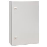 Wall-mounted enclosure 1 door IP65 H=600 W=400 D=155 mm