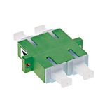 Premium SC-Duplex Coupling SM APC Polymer Ceramic case green