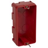 Flush mounting box Batibox - for shaver socket depth 50 mm - masonry