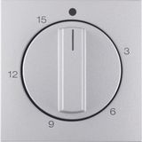 Centre plate for mechanical timer, B.7, al., matt, lacq.