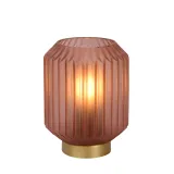 Lucide SUENO - Table lamp - Ø 13 cm - 1xE14 - Pink