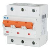Miniature circuit breaker (MCB), 63A, 3p, D-Char, AC