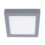 Know LED Flush Light 12W 4000K Square Grey