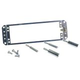 DIN-Power retaining frame