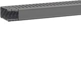 Slotted panel trunking without holes made of PVC BA6 60x25mm stone gre