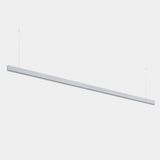 Lineal lighting system Infinite Slim Continuidad Pendant 2800mm 71.4 4000K CRI 90 DALI-2/PUSH Brushed anodise IP40 7760lm