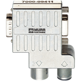 M12/D-SUB PROFIBUS ADAPTER 90° M12 male B-cod./M12 female B-cod.