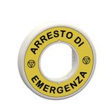 VERL,RING ARRESTO DI E,  120VAC ROOD