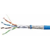 SF/UTP Cable Cat.5e, 4x2xAWG24/1, PVC, Eca, blue