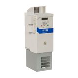 Variable frequency drive, 600 V AC, 3-phase, 13.5 A, 7.5 kW, IP20/NEMA0, Radio interference suppression filter, 7-digital display assembly, Setpoint p
