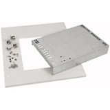 Mounting kit, for IZMX16, 3/4p, withdrawable unit, WxD=600x600mm, +door, grey