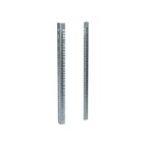 Set of 2 uprights 19 inches for 21U Linkeo wallmount cabinet
