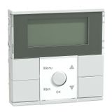 Timer module, active white glossy, System M