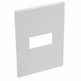 Arteor™ - American and South African standard plate square version 1 horizontal modules for 2'' x 4'' box - Soft Alu