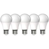 LED SMD Bulb - Classic A60 E27 8.5W 806lm 2700K Opal 150°  - 5-pack