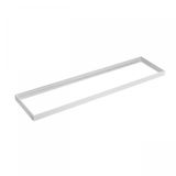 FRAME FOR SURFACE MOUNTING LUMINAIRE ALGINE SLIM / BACKLIGHT 300X1200X70MM WHITE FOLDED