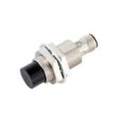 Proximity sensor, inductive, nickel-brass, short body, M18, unshielded