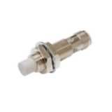 Proximity sensor, inductive, nickel-brass, short body, M12, unshielded