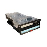 Fiber optic coiling cassette for HD modular panel