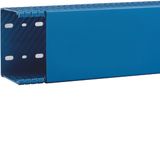 Slotted panel trunking made of PVC BA6 80x100mm blue