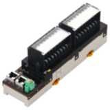 EtherCAT digital I/O unit, 8 x inputs + 8 x outputs, PNP, 3-wire