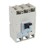 MCCB DPX³ 1600 - thermal magnetic release - 3P - Icu 50 kA (400 V~) - In 1000 A