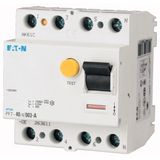 Residual current circuit breaker (RCCB), 40A, 4 p, 30mA, type G/A