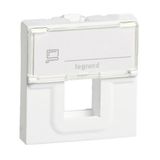 Adaptor for data socket Arteor - for Systimax single connector - 2 mod - white