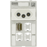 MODLINK MSDD SINGLE COMBI INSERT BRAZIL 1x RJ45 + 3x data cutout