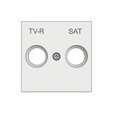 8550.1 BB Cover TV-R / SAT socket SAT White - Sky Niessen