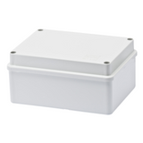 JUNCTION BOX WITH PLAIN SCREWED LID - IP56 - INTERNAL DIMENSIONS 150X110X70 - SMOOTH WALLS - GWT960°C - CSA - GREY RAL 7035